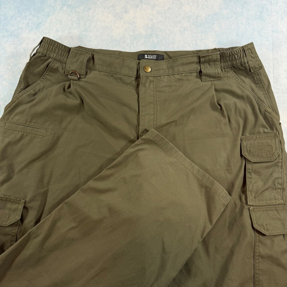 5.11 Taclite Pro Tactical Cargo Pants Mens 42x32 Olive Green Ripstop Utility